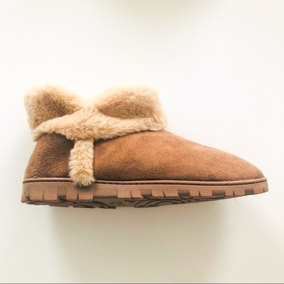 Jessica Simpson Micro Suede Bootie Slipper Size XL (9-10) NWT - Picture 4 of 10